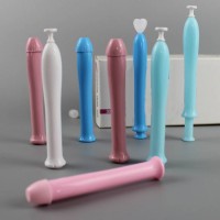 Anal Vaginal Lubricant Suppository Gel Applicator Tube Pp Material 3g 5g Medical Injection Tube For Women